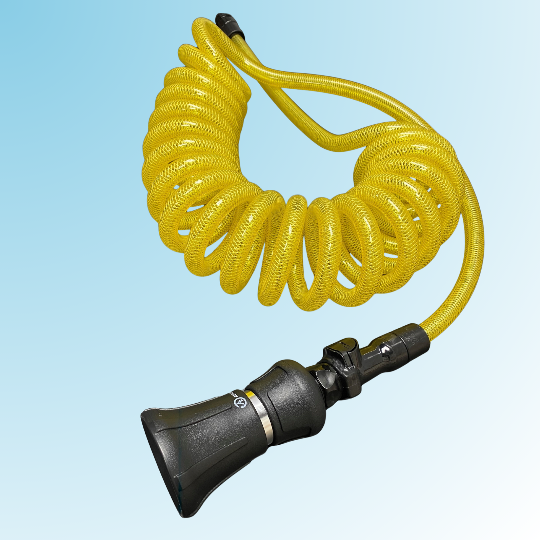 Washdown Hose Assembly, 15' Yellow, DECMHA15Y