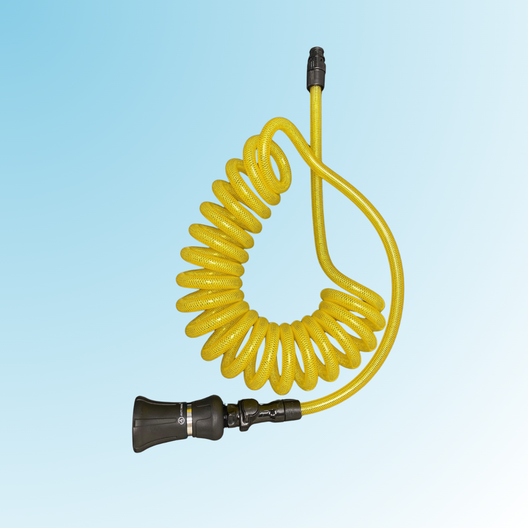 Washdown Hose Assembly, 15' Yellow, DECMHA15Y