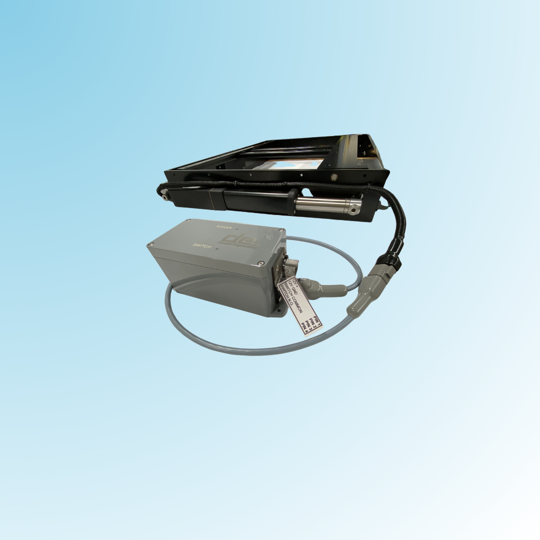 Drop-Down TV Mount for 32” Screens 12VDC with Extension, DEC-DDTV32-12