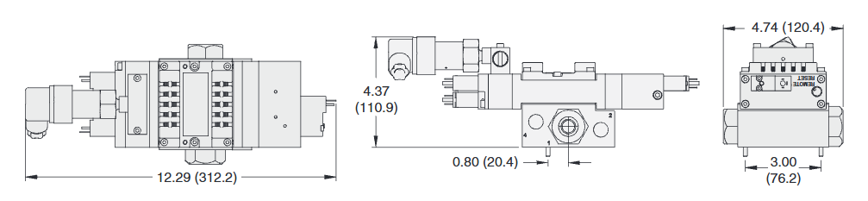 CrossMirror CM26 Series Double Valves, 3/8", CM26PNA01A21