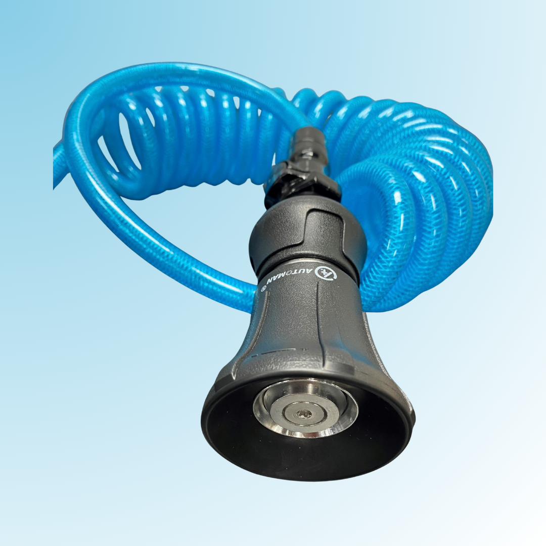 Washdown Hose Assembly, 15' Blue, DECMHA15B